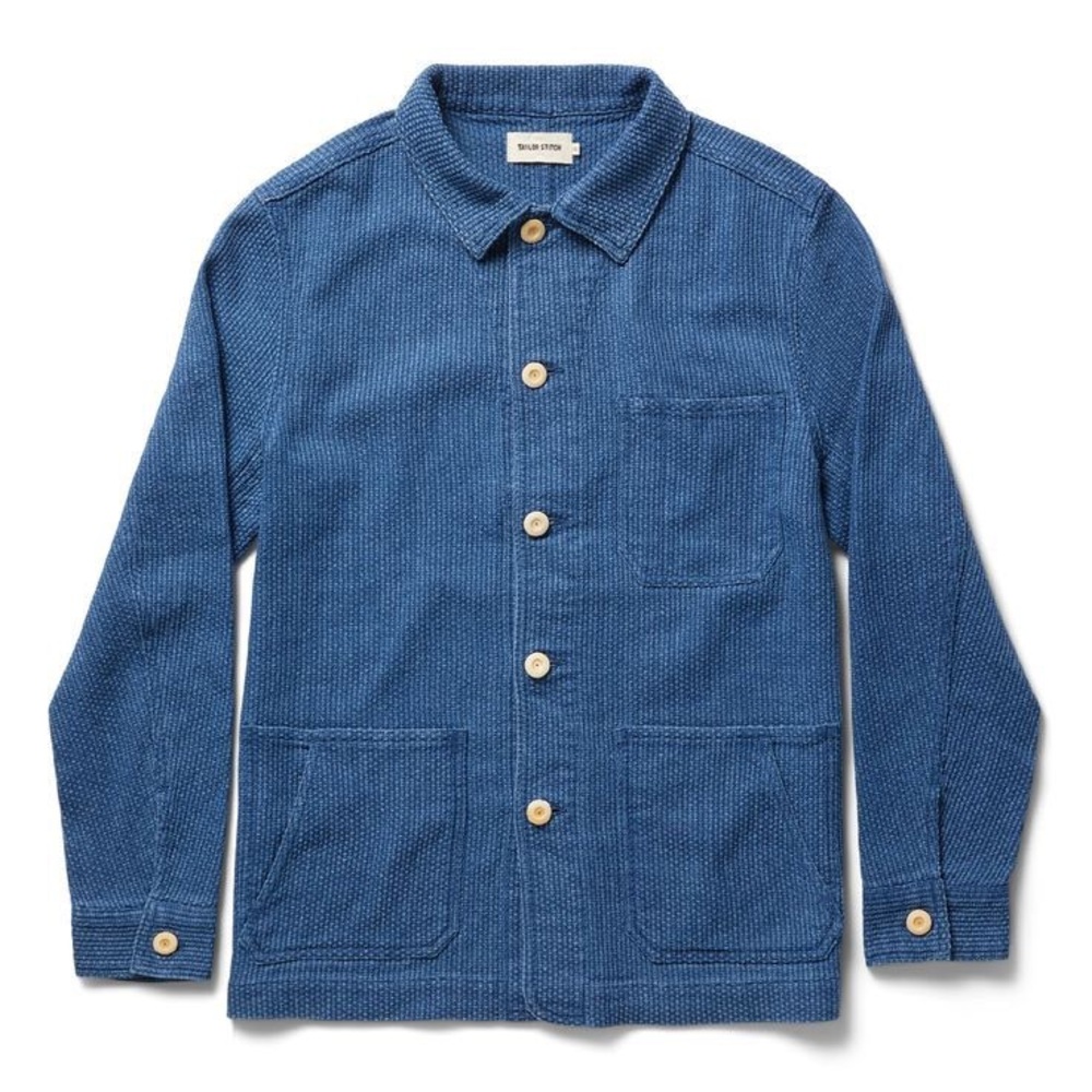 Taylor Stitch Ojai Washed Natural Sashiko Jacket | 42 Large